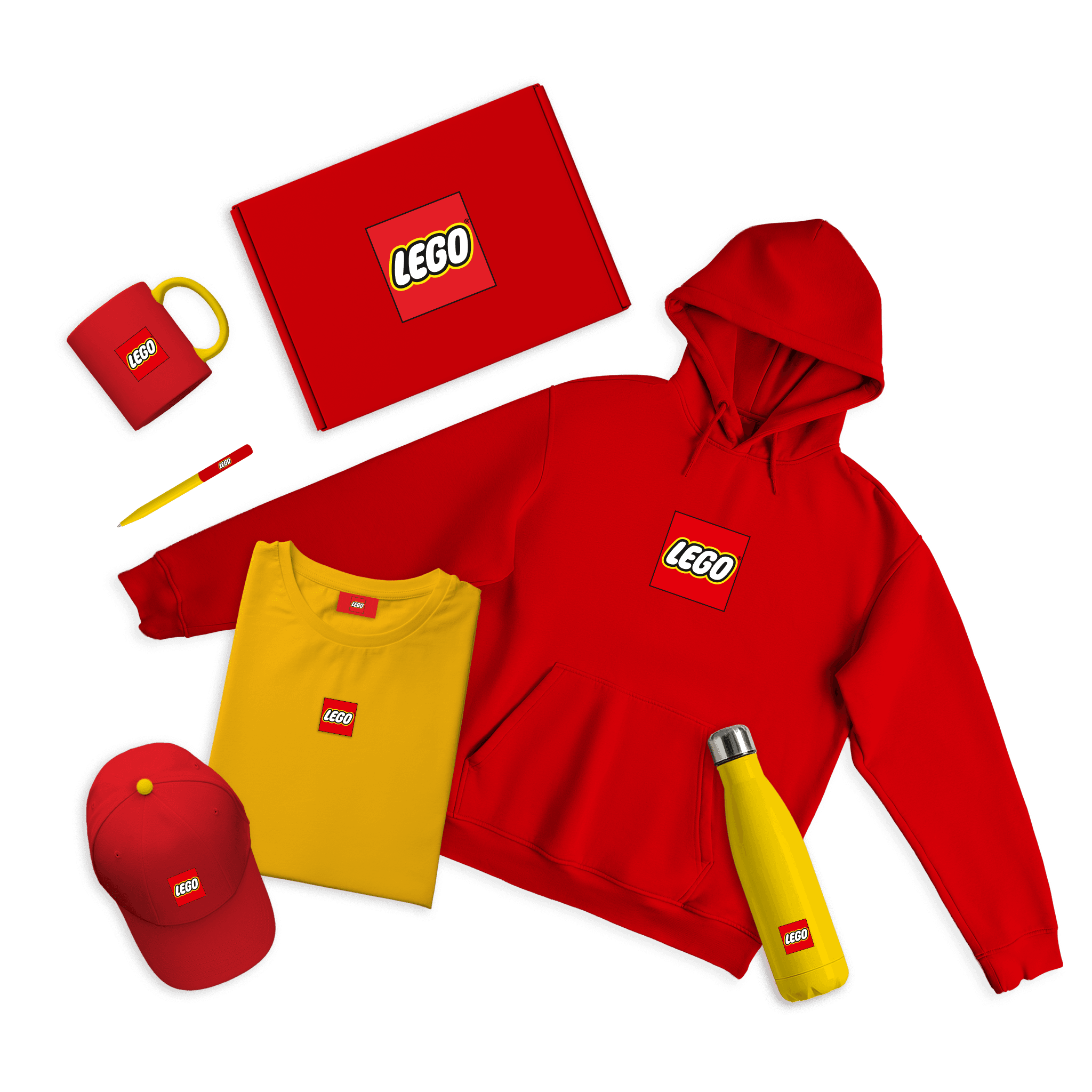 Lego branded merch kit